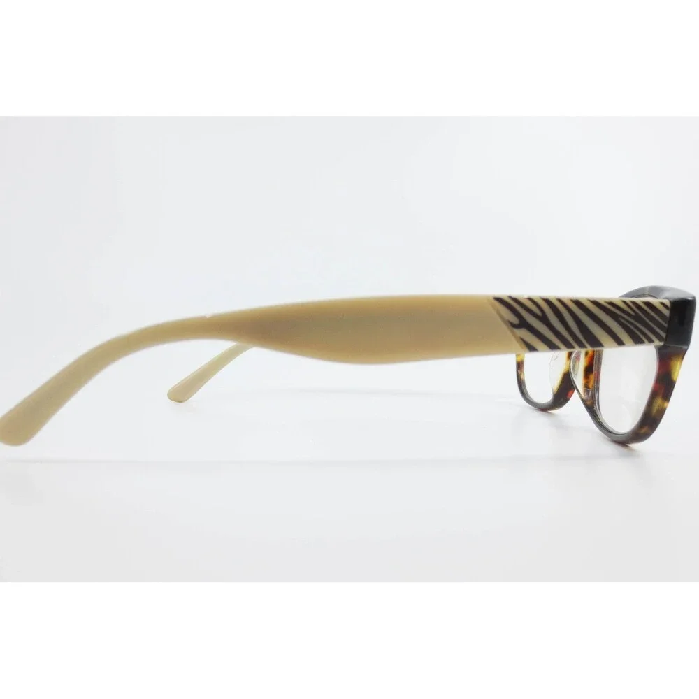 Saks Fifth Avenue SA 3006 TO Tortoise Cream Zebra Eyeglasses Frames 53-16-140